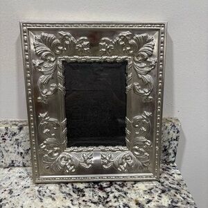 TOWLE  Silver Picture Frame 5x7 - Floral Embossed
